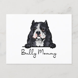 American Bully Dog mammie Briefkaart