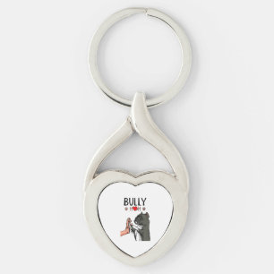 American Bully Mam Cute Dog Mama Funny Women Sleutelhanger