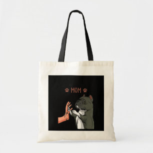 American Bully Mam Cute Dog Mama Funny Women Tote Bag