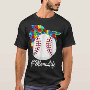 American Bully Mam Messy Bun Hair Glasses, Bully M T-shirt