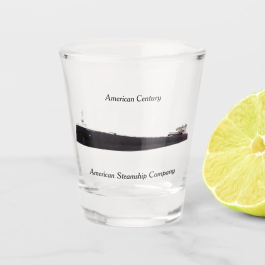 American Century shot glas (Voorkant)