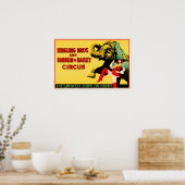 AMERICAN CIRCUS Ringling Bros  Acrobat-Show Poster (Keuken)