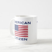 American Citizen Bold USA Flag Classic Mug (Devant gauche)