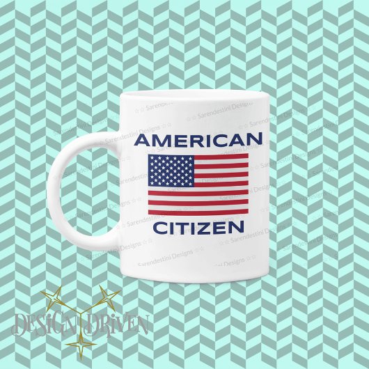 American Citizen Bold USA Flag Classic Mug