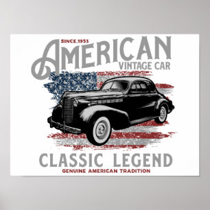 American classic legendPoster, Papier poster