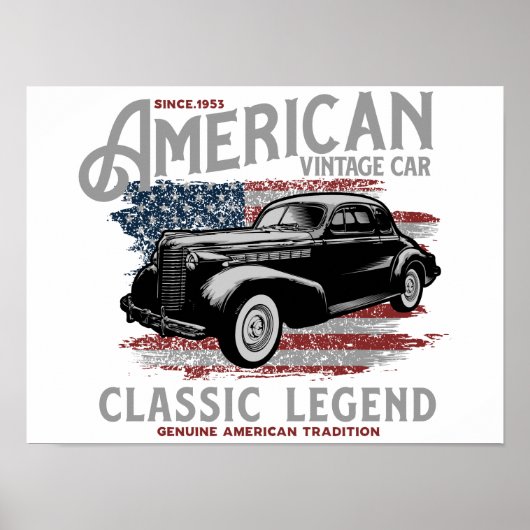 American classic legendPoster, Papier poster (Voorkant)