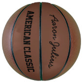American Classic Personalized Basketball Mini Basketbal (Verticaal)