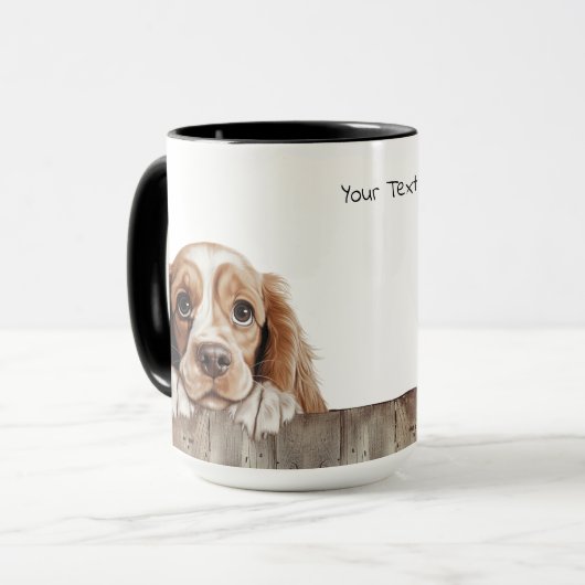 American Cocker Spaniel Chien Mug (Devant gauche)