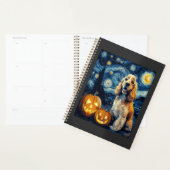 American Cocker Spaniel Cute Dog Halloween Jack O  (Devant avec enveloppe)