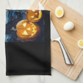 American Cocker Spaniel Cute Dog Halloween Jack O Theedoek (Quarter Fold)