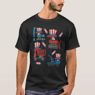 American Construction 4th Of July Fourth Toddler B T-shirt
