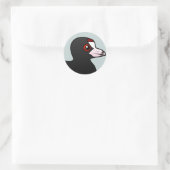 American Coot Ronde Sticker (Tas)