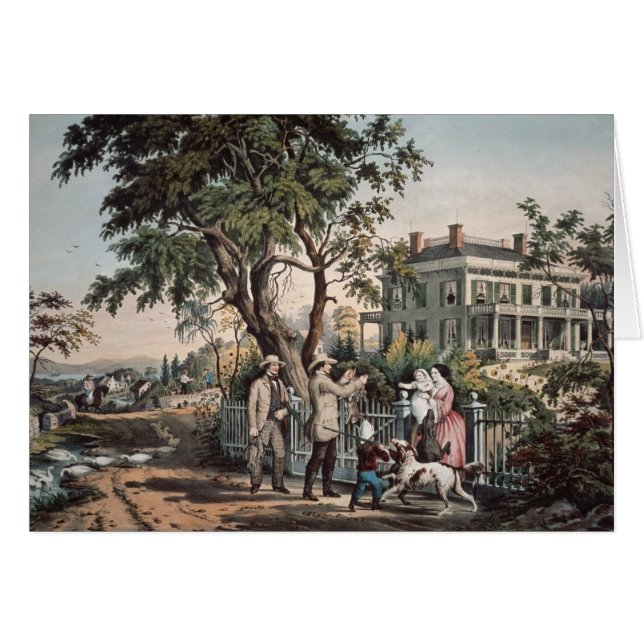 American Country Life - Oktober, 1855 (Voorkant Horizontaal)