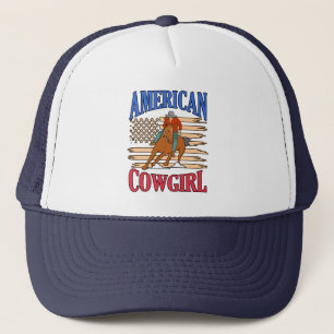 American Cowgirl Barrel Racing Horse Horse Trucker Pet