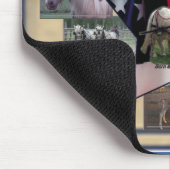 American Cream Collage Muismat (Hoek)