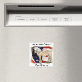 American Cream Horse Magnet (In Situ (Lave-vaisselle))