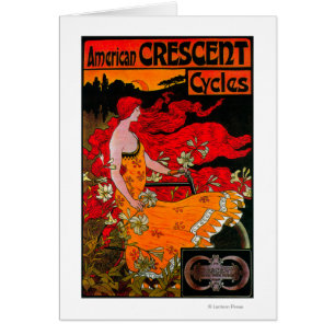 American Crescent Vintage PosterEurope