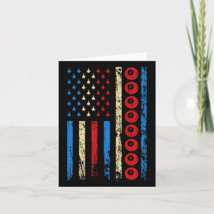 American Cue Sport Vlag Atletische Biljart 4e van Kaart