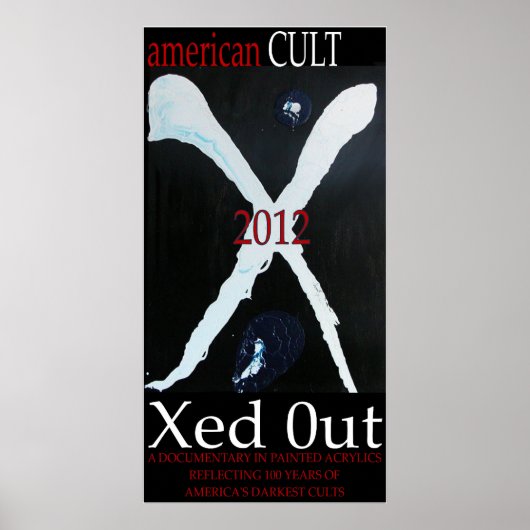 AMERICAN CULT POSTER (Voorkant)