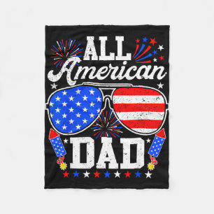 American dad 4 juli zonnebril familie fleece deken