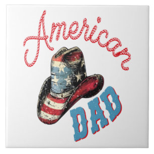 American Dad Cowboy Tegeltje