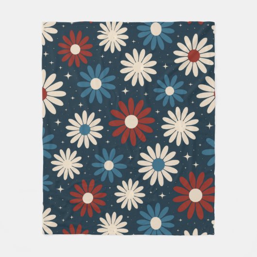 American Daisy's  Fleece Deken (Voorkant)