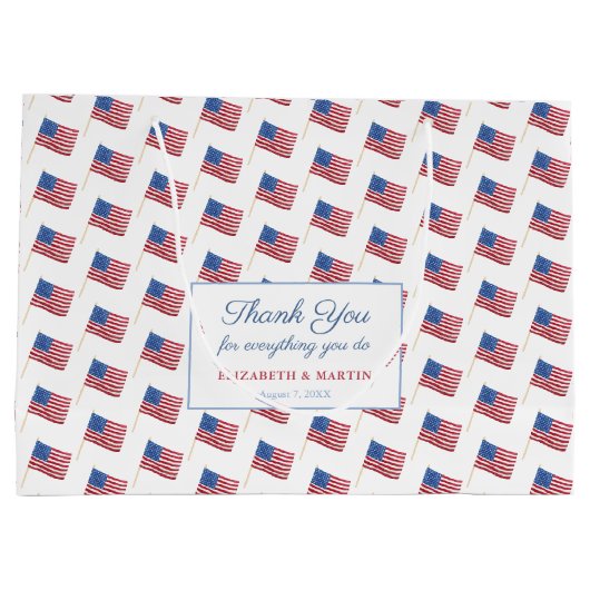 American dank u voor uw servicepakket groot cadeauzakje (Achterkant)