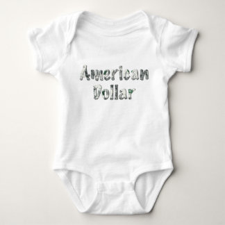 American Dollar Money Typography – Cute Baby Romper