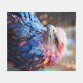 American Dream - Fantastische Eagle Fleece Deken (Voorkant (Horizontaal))