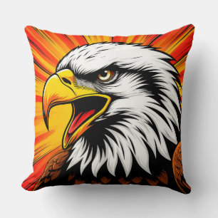 American Eagle Canvas – Vrijheidscadeau Kussen