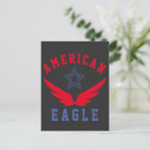 AMERICAN EAGLE - CARTE POSTALE LIBRE (Debout devant)
