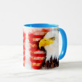 American Eagle Coffee Mok (Voorkant rechts)