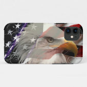 American Eagle Drapeau iPhone 5 Coque (Dos (Horizontal))