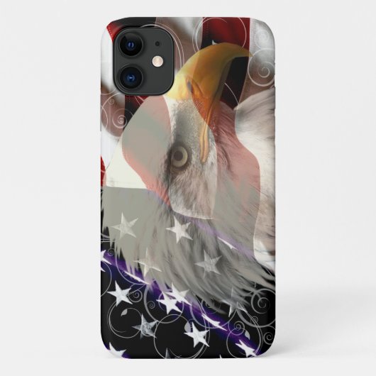 American Eagle Drapeau iPhone 5 Coque (Dos)