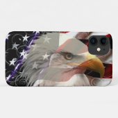American Eagle Drapeau iPhone 5 Coque (Dos (Horizontal))