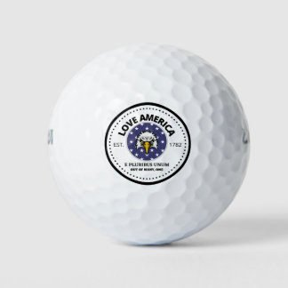American Eagle E Pluribus Unum - Love America Golfballen