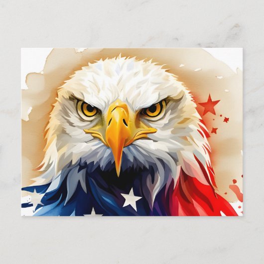American Eagle, États-Unis, carte postale pour la  (Devant)