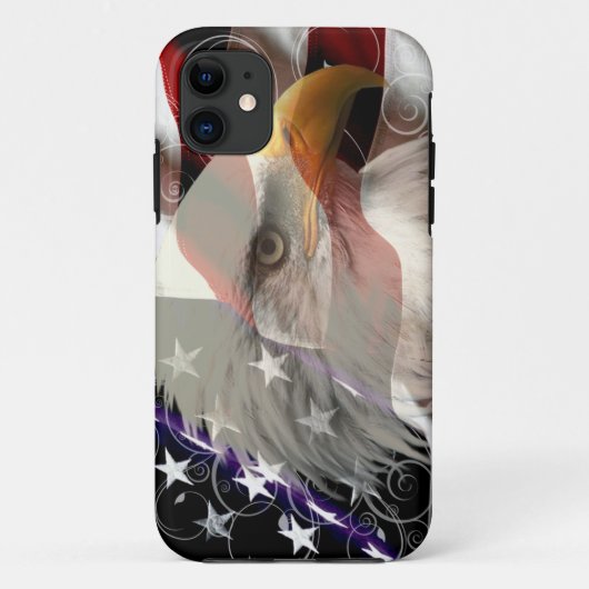 American Eagle Flag iPhone 5 Hoesje (Achterkant)