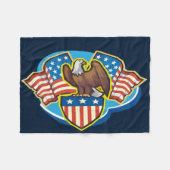 American Eagle Fleece Blanket (Voorkant (Horizontaal))