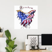 American Eagle - Freedom Poster (Thuiskantoor)