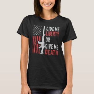 American Eagle geef me vrijheid of geef me de dood T-shirt