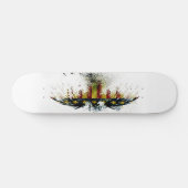 American Eagle Grunge Custom Pro Park Board Skateboard (Horizontaal)