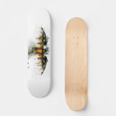 American Eagle Grunge Custom Pro Park Board Skateboard (Voorkant)