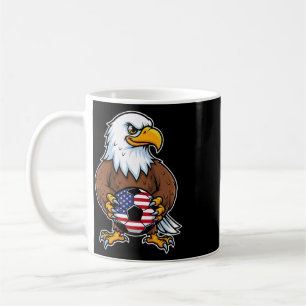 American Eagle Holding Voetbal Ll Speler Koffiemok