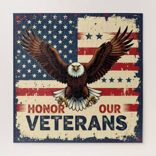 American Eagle Honor Our Veterans Legpuzzel (Verticaal)
