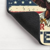 American Eagle Honor Our Veterans Mousepad Muismat (Hoek)