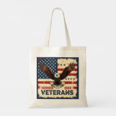 American Eagle Honor Our Veterans Tote Bag (Achterkant)