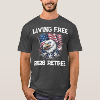 American Eagle - Living Free 2026 Gepensioneerde t T-shirt