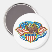 American Eagle Magnet Magneet (Voorkant / Achterkant)