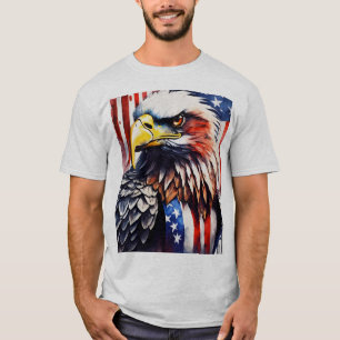 American Eagle Mannen Classic Logo T-shirt - Grijs